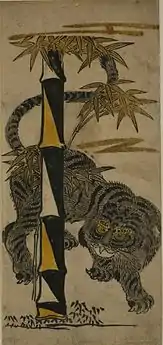 Tiger and Bamboo, c. 1725