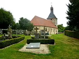 The church in Aubry-le-Panthou