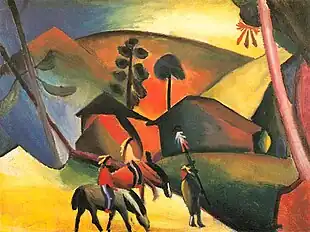 Indians on Horseback, 1911, Städtische Galerie im Lenbachhaus, Munich