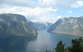 Seen north-northwest from Stegastein