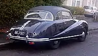 A 1951 Austin A90 Atlantic Sports Saloon - a two-door sports coupé