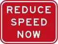 (GE9-3) Reduce Speed Now