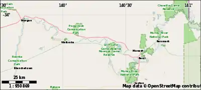 Relation of where the Village Settlements were established