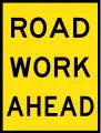 (T1-31) Roadwork Ahead