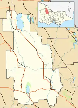 Curyo is located in Shire of Buloke