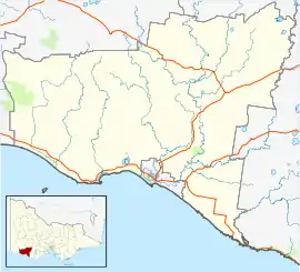 Koroit is located in Shire of Moyne