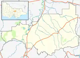 Nagambie is located in Shire of Strathbogie