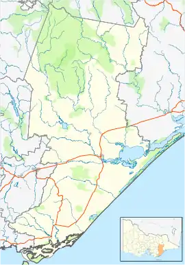 Jack River is located in Shire of Wellington