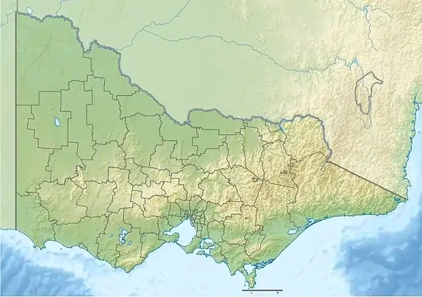 Hopetoun Falls is located in Victoria