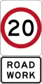 20 km/h Roadwork Speed Limit