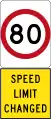 New 80 km/h Speed Limit (Used in South Australia)