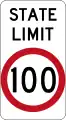 (R4-205) State Speed Limit (Used in New South Wales)