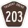 Tourist Drive 203 marker