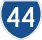 State Route 44 marker