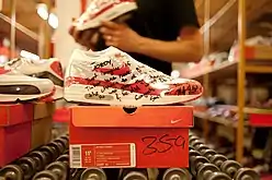 Nike Air Maxes autographed by Nice Kicks founder  Matt Halfhill