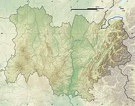 Hermance (river) is located in Auvergne-Rhône-Alpes