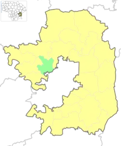 Location of Avižieniai Eldership