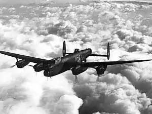 Avro Lancaster in flight