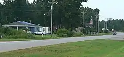 Awendaw, with U.S. Highway 17 in foreground