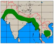 Map of range