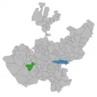 Location of the municipality in Jalisco