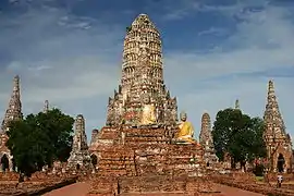 Wat Chaiwatthanaram, one of the Ayutthaya Kingdom's best-known temples, Thailand.