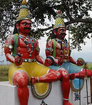 Image 13Aiyanar, guardian folk deity of Tamil Nadu (from Tamils)