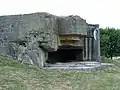 Concrete gun casemate