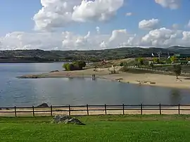 The reservoir formed by the Azibo Dam, in the Paisagem Protegida da Albufeira do Azibo