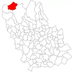 Location in Prahova County