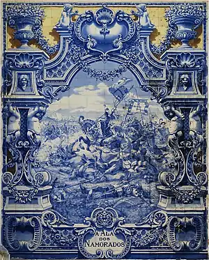 Tile panel (1922) in the Eduardo VII Park in Lisbon.