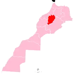 Location in Morocco