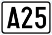 A25 shield}}