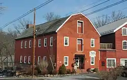 Twin mills in Belvidere Historic District