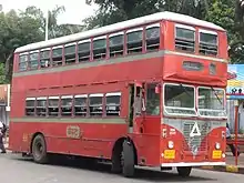 Image 208An Ashok Leyland double decker bus in Mumbai. (from Double-decker bus)