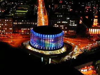 Image 23London IMAX has the largest cinema screen in Britain with a total screen size of 520 m2. (from Film industry)