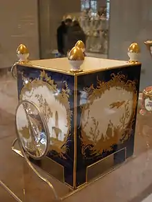 Jardinière (plant pot), Vincennes porcelain, France; 1750–53