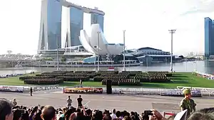 Singapore Armed Forces Basic Military Training passing out parade ceremony