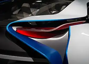 BMW i8 tail light