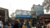 Bank of India branch in front flower market