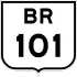 BR-101 Transcoastal Highway shield}}