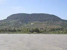 View of Badacsonytomaj from the lake