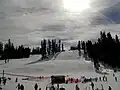 Ski Slopes at Dusk