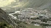 Badrinath Valley, along the Alaknanda River, Uttarakhand.