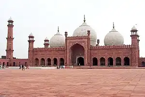 Badshahi Mosque is adjacent to Iqbal Park