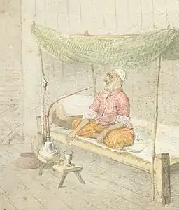 "The King of Delhi". Bahadur Shah II in exileArtist: H G Robley