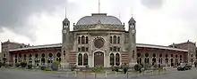 Exterior of the Sirkeci Railway Station in Istanbul (1888–1890), designed in Orientalist style