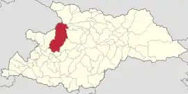 Location in Maramureș County