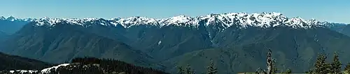 The Bailey Range seen from Hurricane Hill