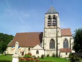 The church in Bailleval